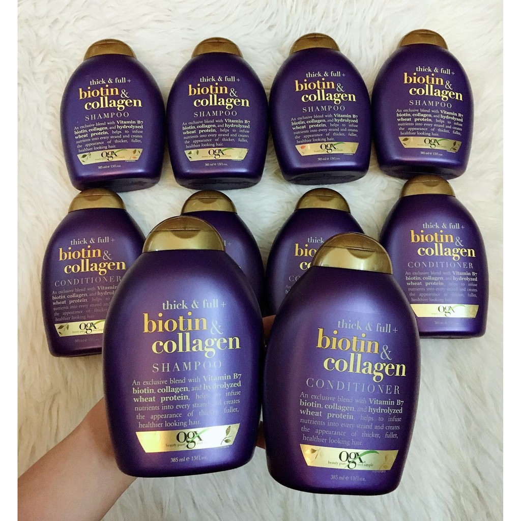 bộ dầu gội xả biotin
