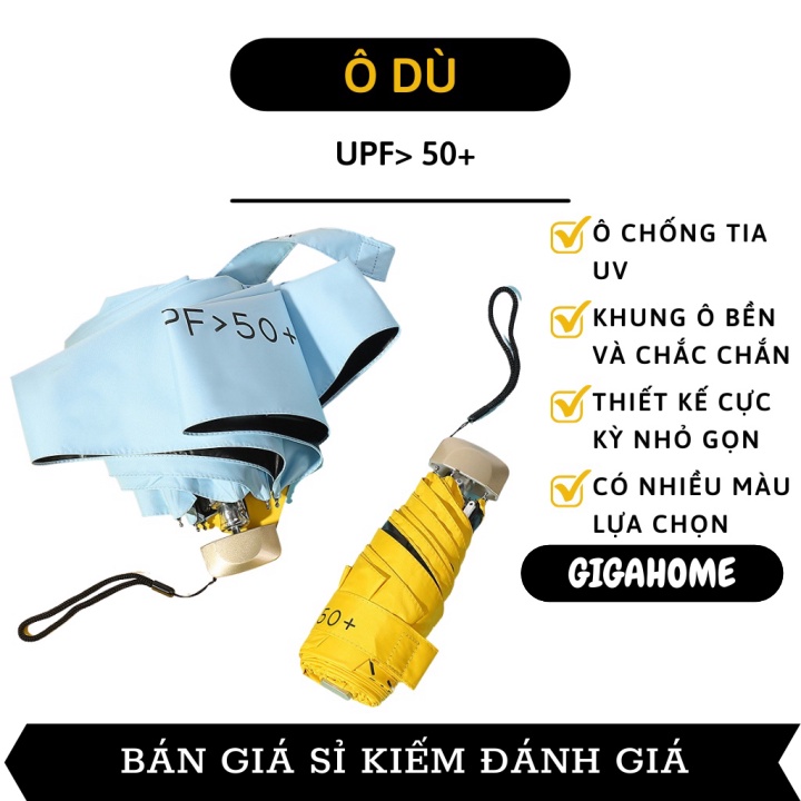 Dù đi mưa   GIÁ VỐN  Dù đi mưa chống Ardeco, thiết kế nhỏ gọn, chống tia UV gây hại cho da, chống nước tốt 7273