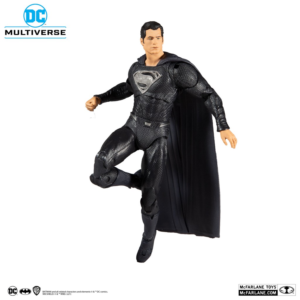 Mô hình McFarlane 🦇 DC Multiverse 7-inch 🦇 Justice League Superman - Black Suit