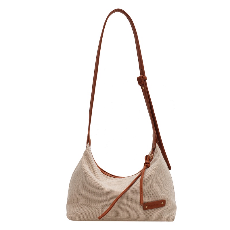 Túi đeo vai IELGY từ vải canvas thiết kế đơn giản thời trang dành cho nữ