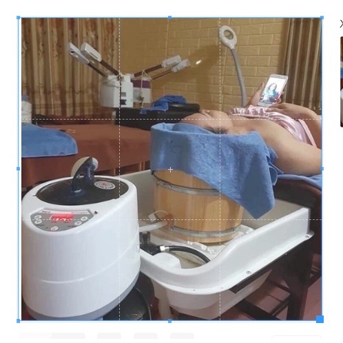 Bộ Xông Đầu - Máy và chậu xông đầu - Gội Đầu Dưỡng Sinh Gôi Thảo Dược Dùng SPA -TMV