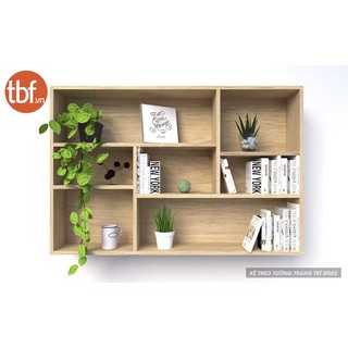 💢 💢 kệ trang trí treo tường, kệ sách treo tường gỗ cao 80cm 💢 💢