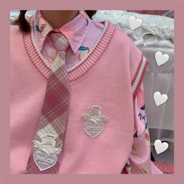 MỚI Áo len không tay cổ chữ V phong cách Hàn Quốc