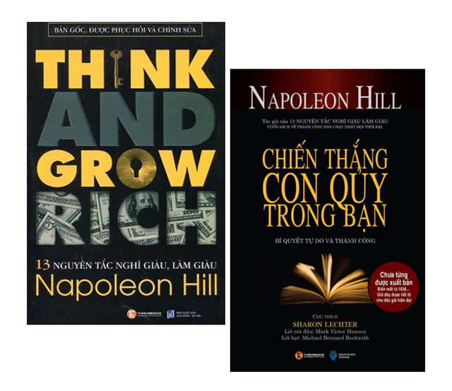 Sách - Combo 2 cuốn Think and grow rich - 13 Nguyên tắc nghĩ giàu lắm giàu và Chiến thắn