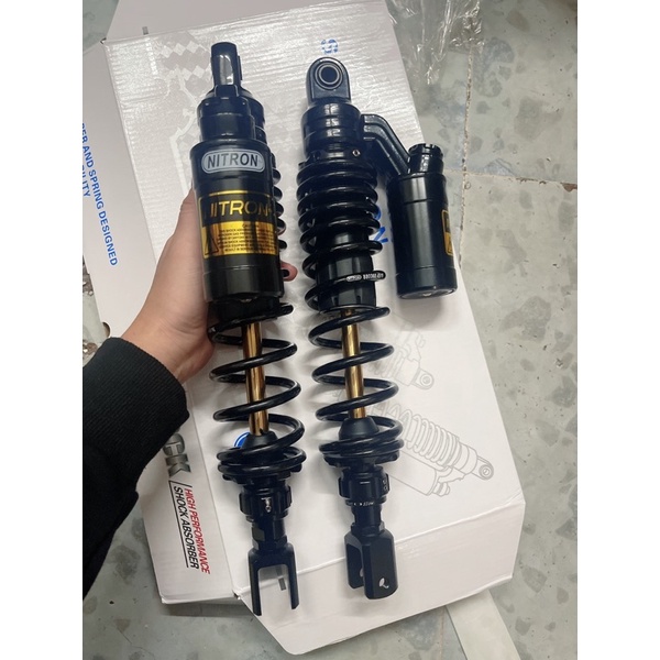 Phuộc sau Ohlins - Nitron ti phuộc vàng gắn SHVN