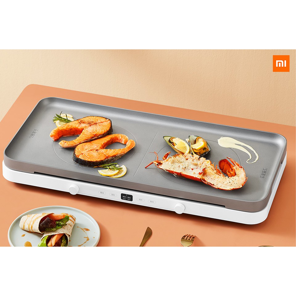 Bếp Từ Đôi Xiaomi Mijia MDCLD01ACM thông minh kết nội app Mihome tặng kèm khay nướng - Minh Tín Shop