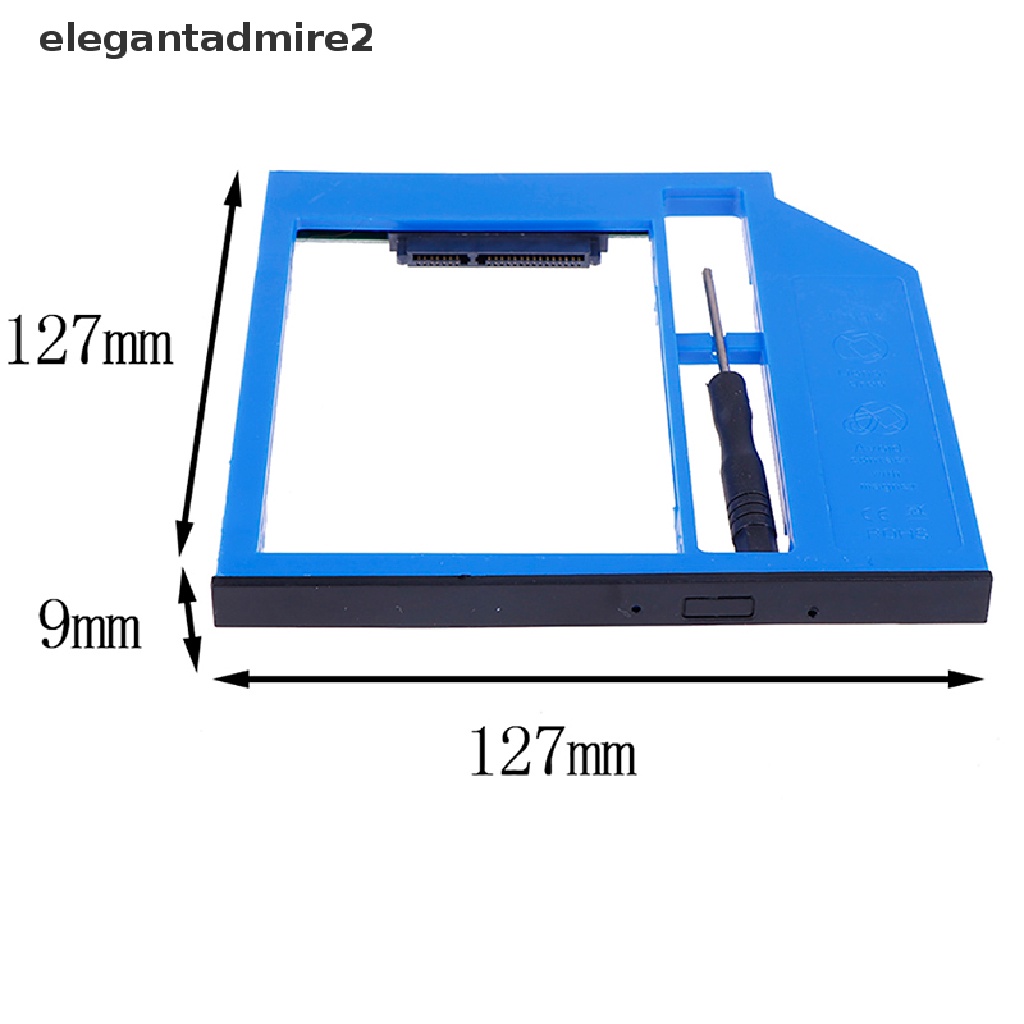 Khay Đựng Ổ Cứng SATA 2nd HDD Caddy Bằng Nhựa Kích Thước 9.0mm SATA 3.0 CD DVD