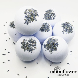 Bath bomb HANDMADE  - viên sủi bồn tắm - bom tắm thư giãn, cấp ẩm, mềm da LAVENDER