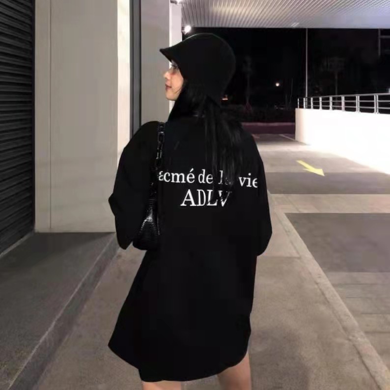 Áo phông ADLV basic logo đen chính hãng nam nữ