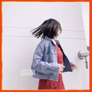 ÁO KHOÁC JEAN FORM LỬNG | JEAN 1 LỚP CAO CẤP | BASIC | FREESIZE | NĂNG ĐỘNG | CHỐNG NẮNG | PHONG CÁCH HÀN QUỐC