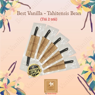 Trái Vani Best Vanilla thượng hạng loại Tahitensis túi 2 trái