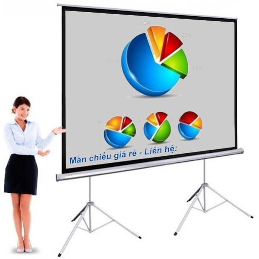 Màn chiếu 3 chân di động 150 inch ( 3m05 x 2m25 )