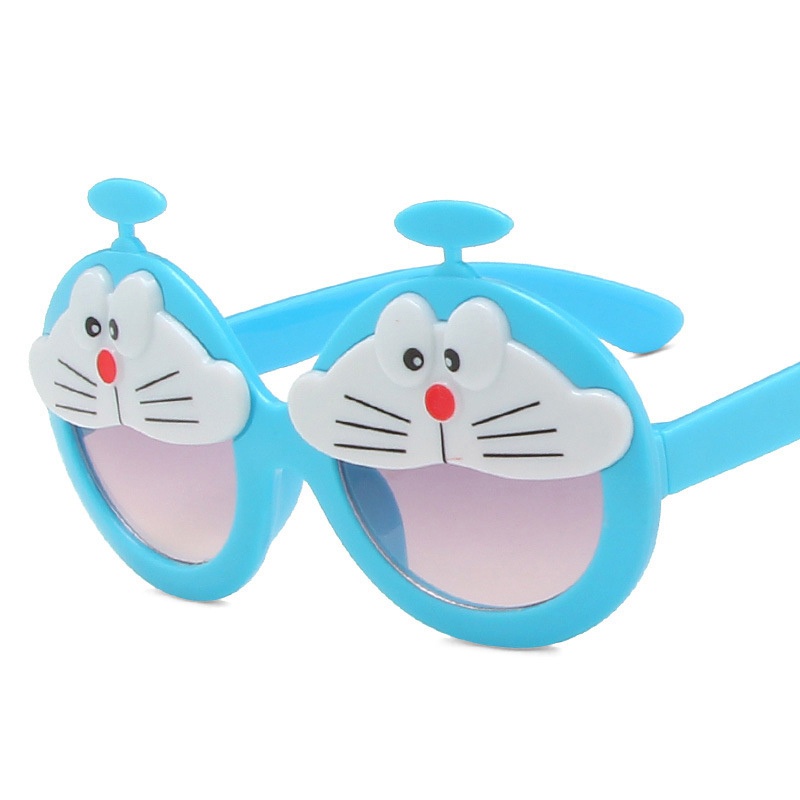 Kính mát thiết kế mèo Doraemon hoạt hình đáng yêu dành cho trẻ em