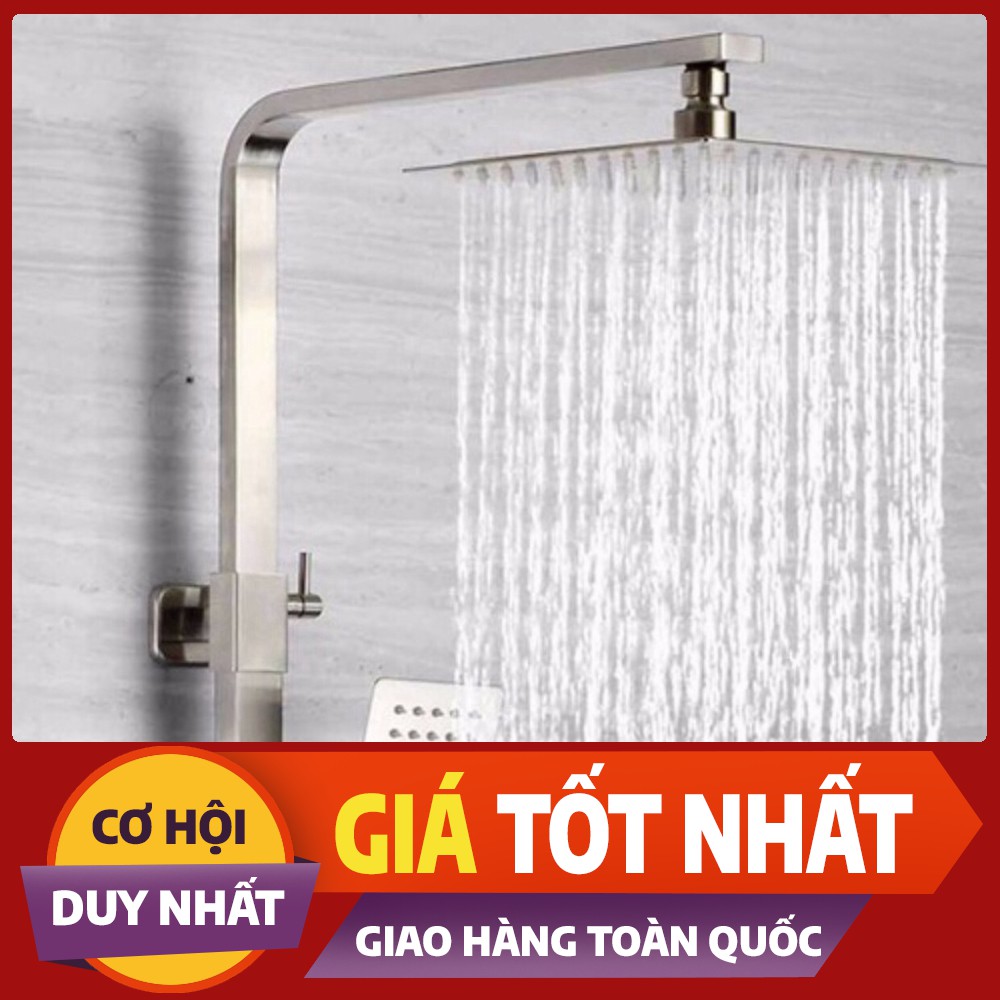 Bộ sen cây vuông Inox 304 nóng lạnh cao cấp SC 16