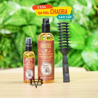 [CHÍNH HÃNG] Xịt tạo phồng Reuzel Spray Grooming Tonic 100ml / 355ml cao cấp Hà Lan + Tặng lược sấy bán nguyệt Chaoba