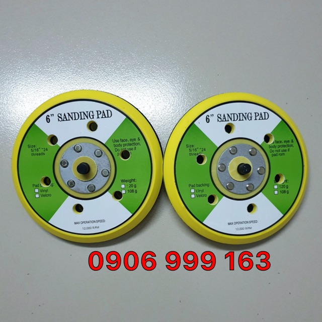 ĐẾ CHÀ NHÁM TRÒN 6” 150cm DÙNG CHO MÁY TRÀ NHÁM TRÒN HƠI