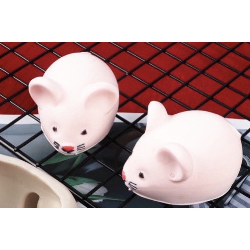 Khuôn Silicone Làm Bánh, Tạo Hình Con Chuột vỉ 6 con nhỏ và vỉ 6 con to