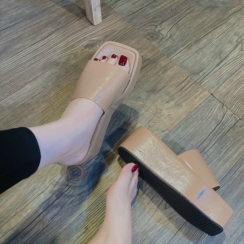 DÉP XUỒNG BÁNH Mì CAO 7CM quai trơn dễ phối đồ