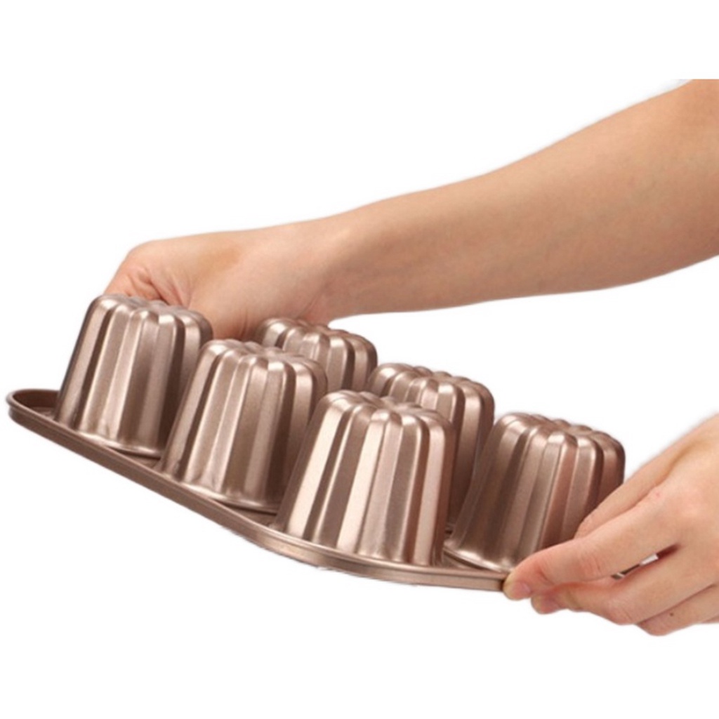 Khuôn làm bánh 6 / 9 ngăn dùng làm bánh mousse và món tráng miệng bằng thép carbon bền bỉ