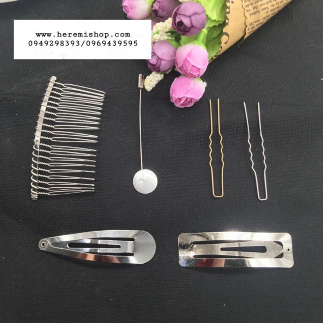 Trâm cài đầu cô dâu, cài áo, xược tóc, kẹp tóc