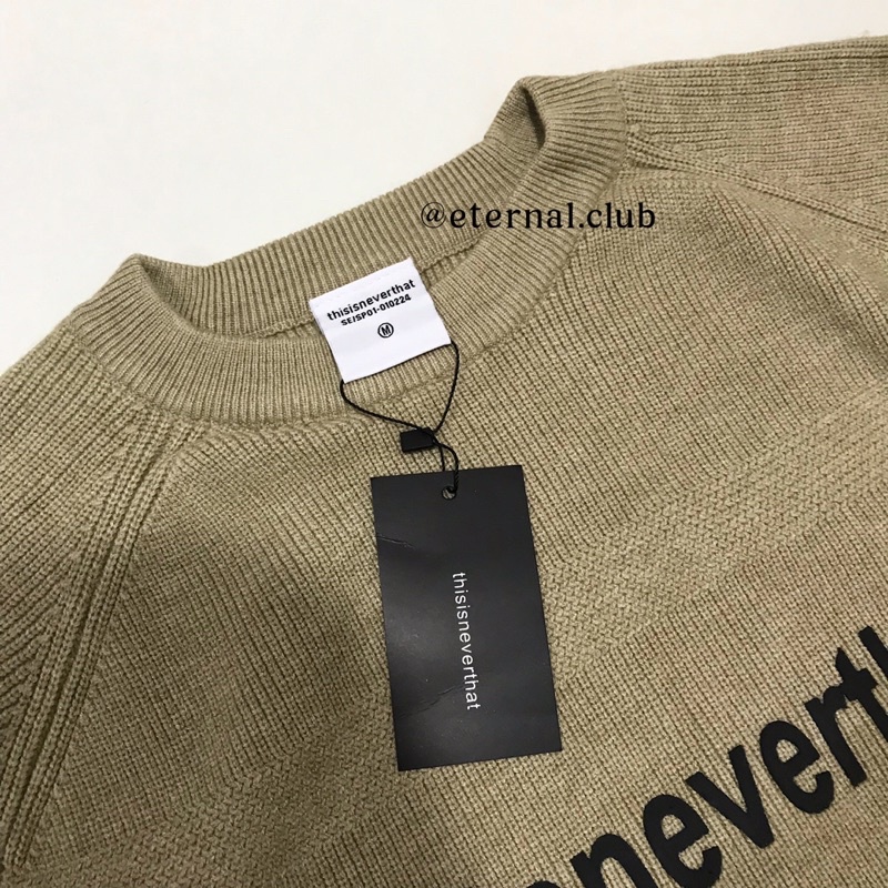 Áo sweater len brand Hàn Thisisneverthat
