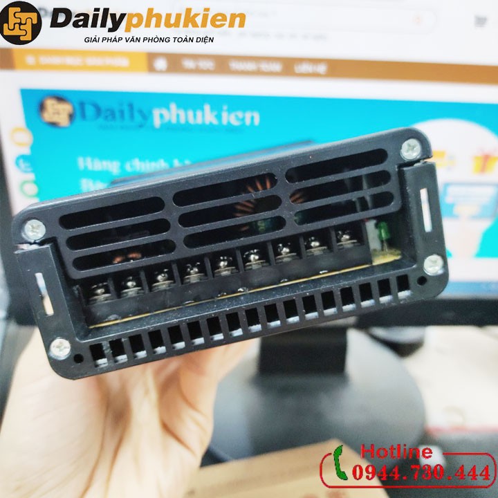 Nguồn tổ ong 24v 16.6a ngoài trời vỏ nhốm dailyphukien