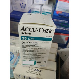 Que thử đường huyết ACCU-CHEK Active (Hộp 25/50 que)