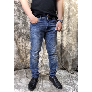 Quần Jean Nam Pullbear dư xịn onweb(form slimfit,chất vải co giãn,ống quần 15-18cm)