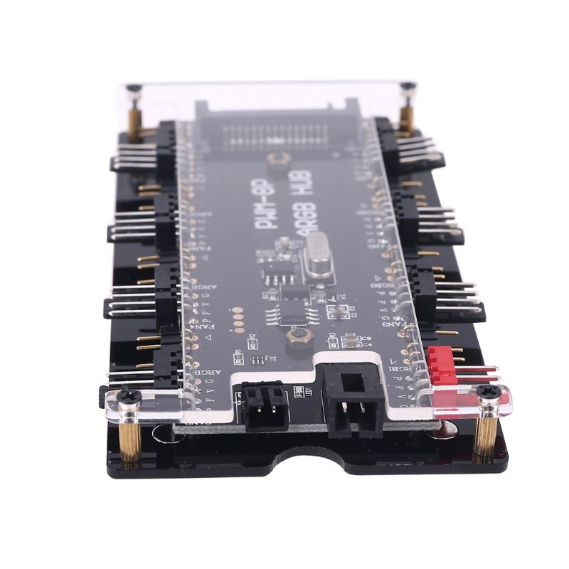 Hub Kèm Điều Khiển Quạt Không Dây 5V / 3PIN RGB 2 Trong 1 Tiện Dụng