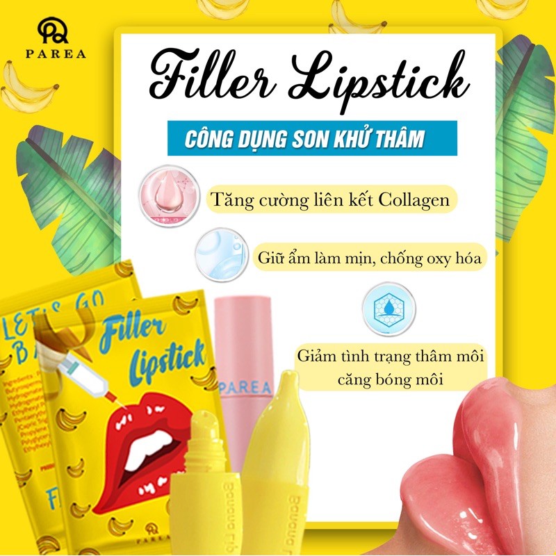 Son, son quả chuối( filler lipstick) dưỡng khử thâm - Son filler MUA 1 TẶNG 1 | BigBuy360 - bigbuy360.vn