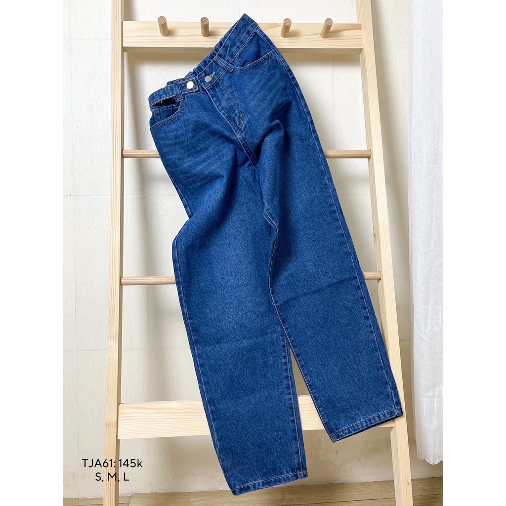 Quần jean baggy lưng chun (TJA61) #145k