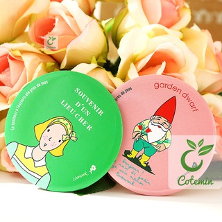 Gương tròn cầm tay mini