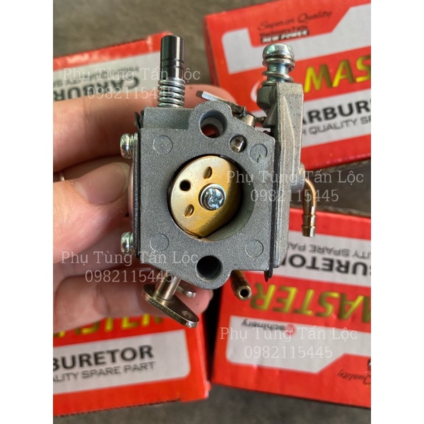 Bộ chế hoà khí, Bình xăng con máy cưa 5200, 5900 hàng Master sịn