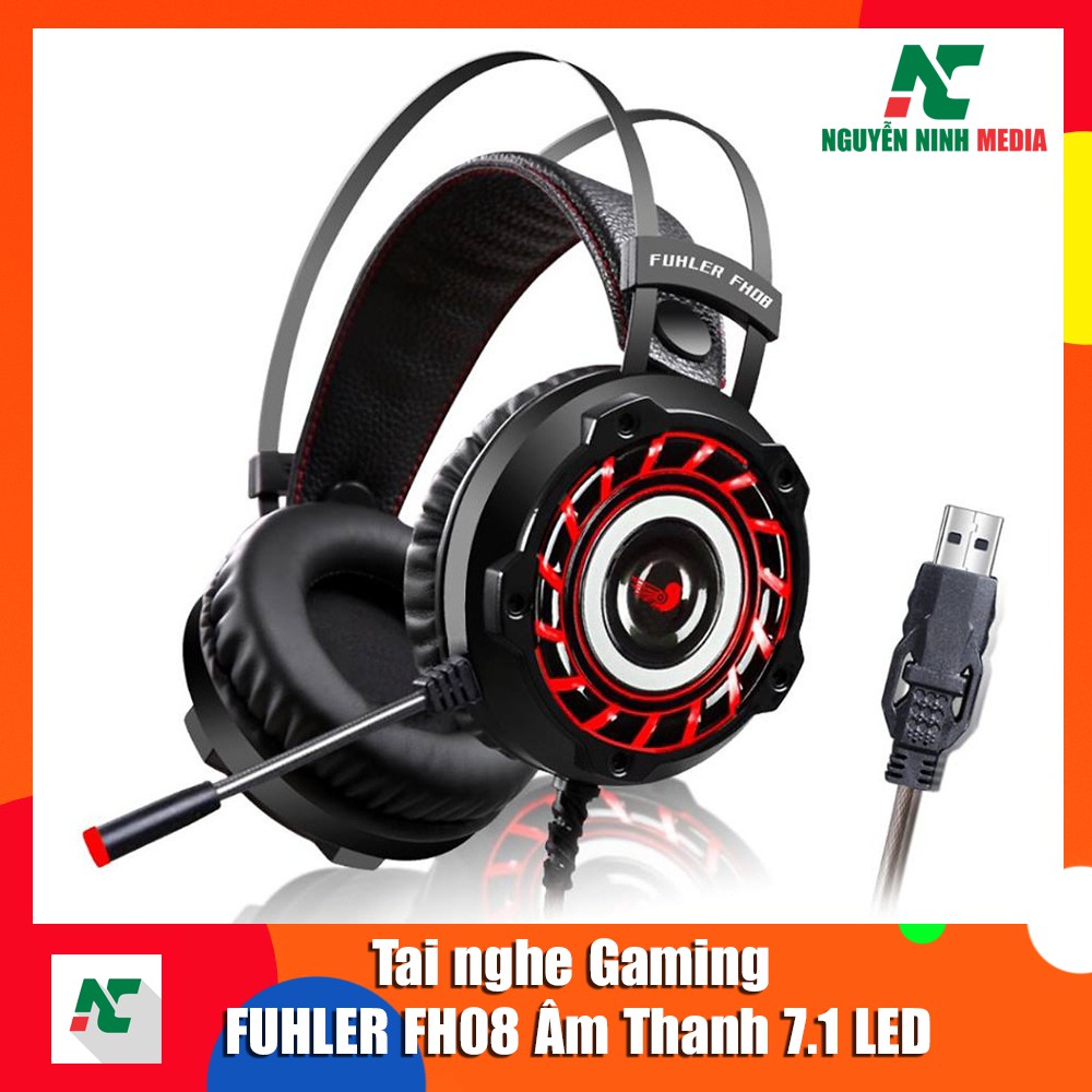 Tai nghe Gaming FUHLER FH08 LED âm thanh 7.1