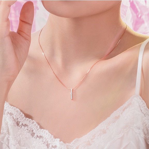 Dây chuyền CDE Zircon Inlaid Necklace Lady Rose Gold CDE3005