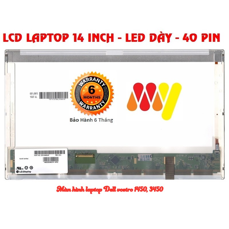 Màn hình laptop Dell vostro 1450 3450 2420 1014 1088 hàng chuẩn HD