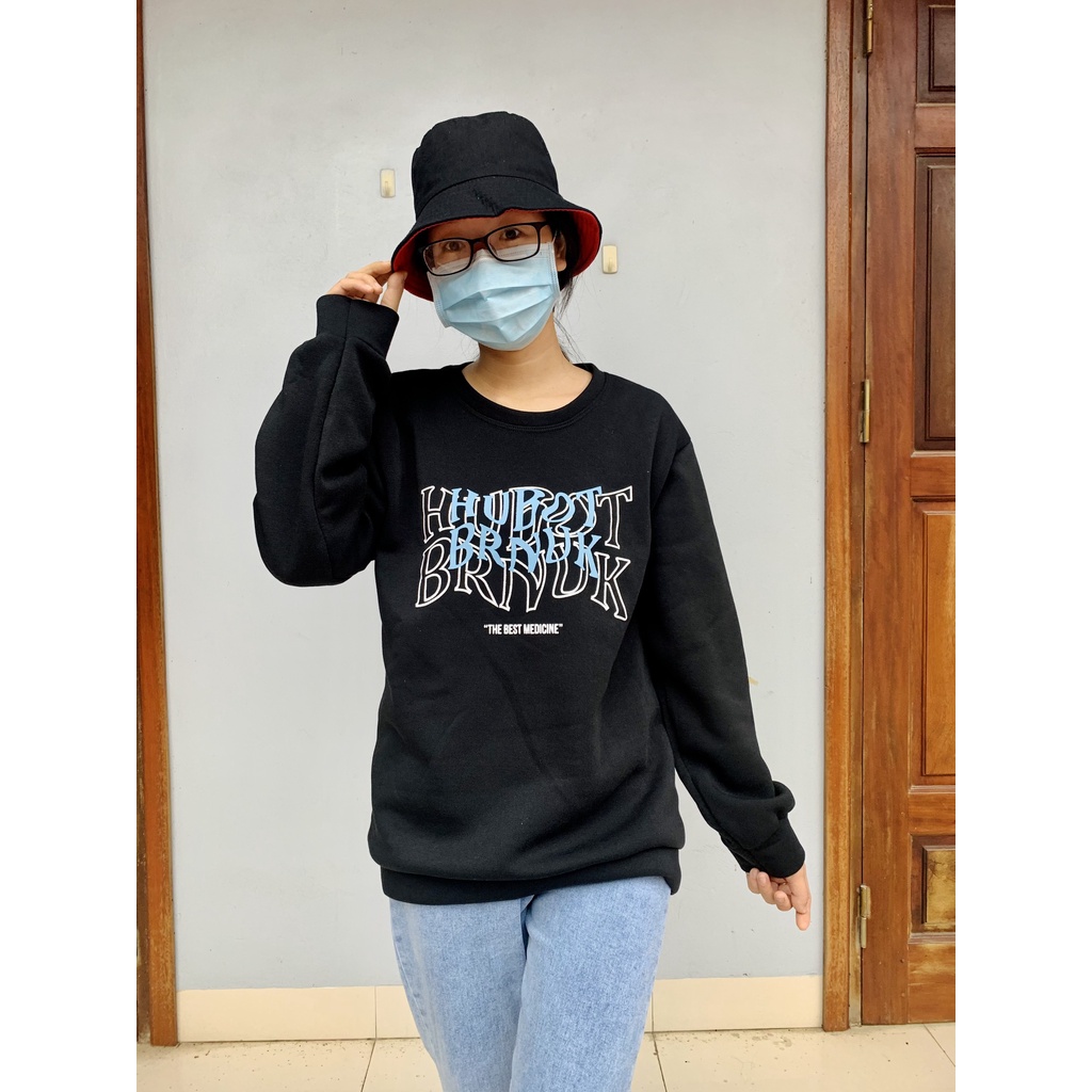 [ Mã 12FASHIONSALE1 giảm 10K đơn 50K ] Áo sweater nỉ nam nữ form rộng chất dày dặn hàng đẹp SWE09 | BigBuy360 - bigbuy360.vn