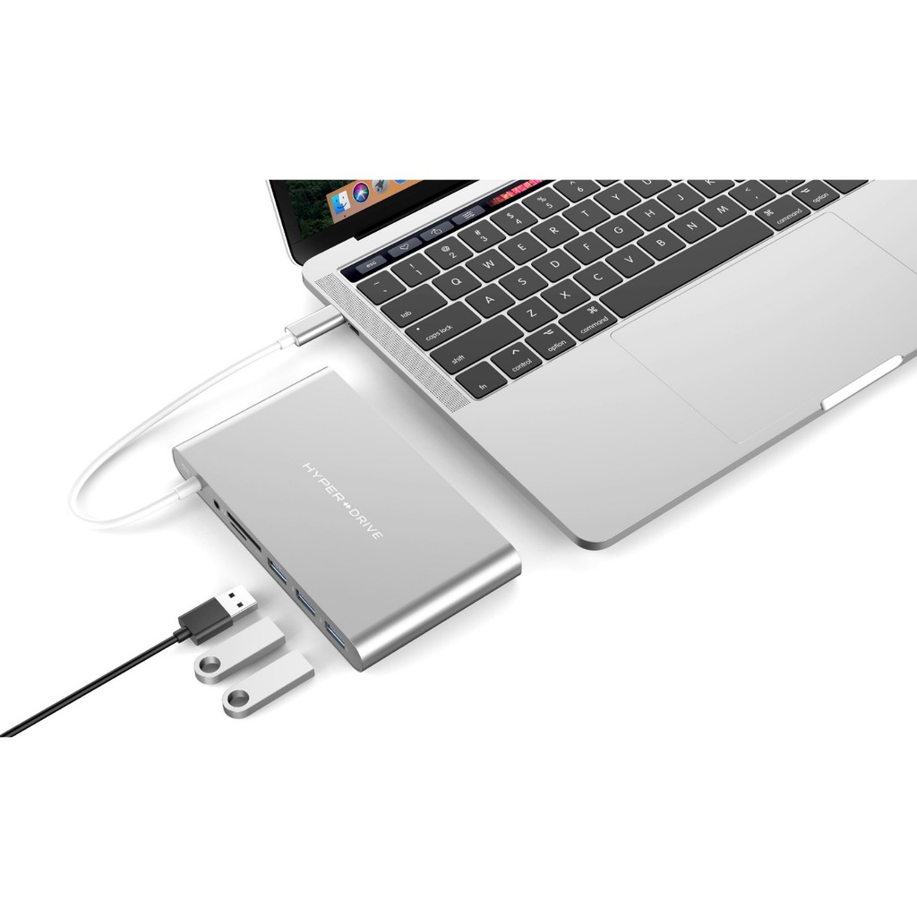 Cổng chuyển HYPERDRIVE ULTIMATE 11port USB-C HUB cho MACBOOK PRO, PC & DEVICES - GN30