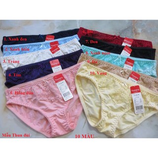 Set 7 quần chip phối ren