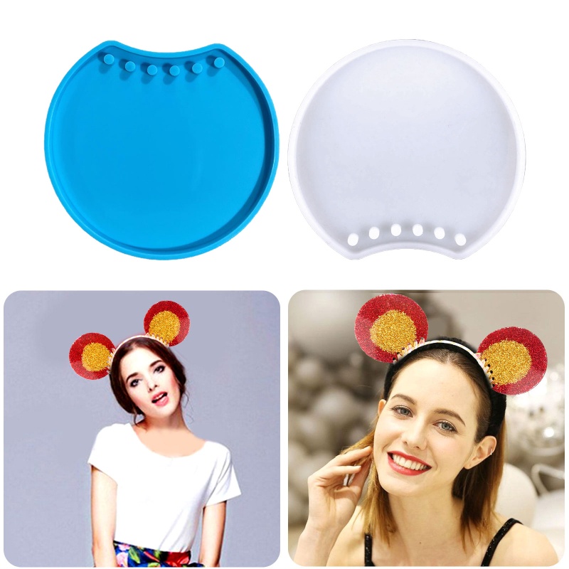 Khuôn Silicone Làm Kẹp Tóc Bằng Epoxy UV DIY