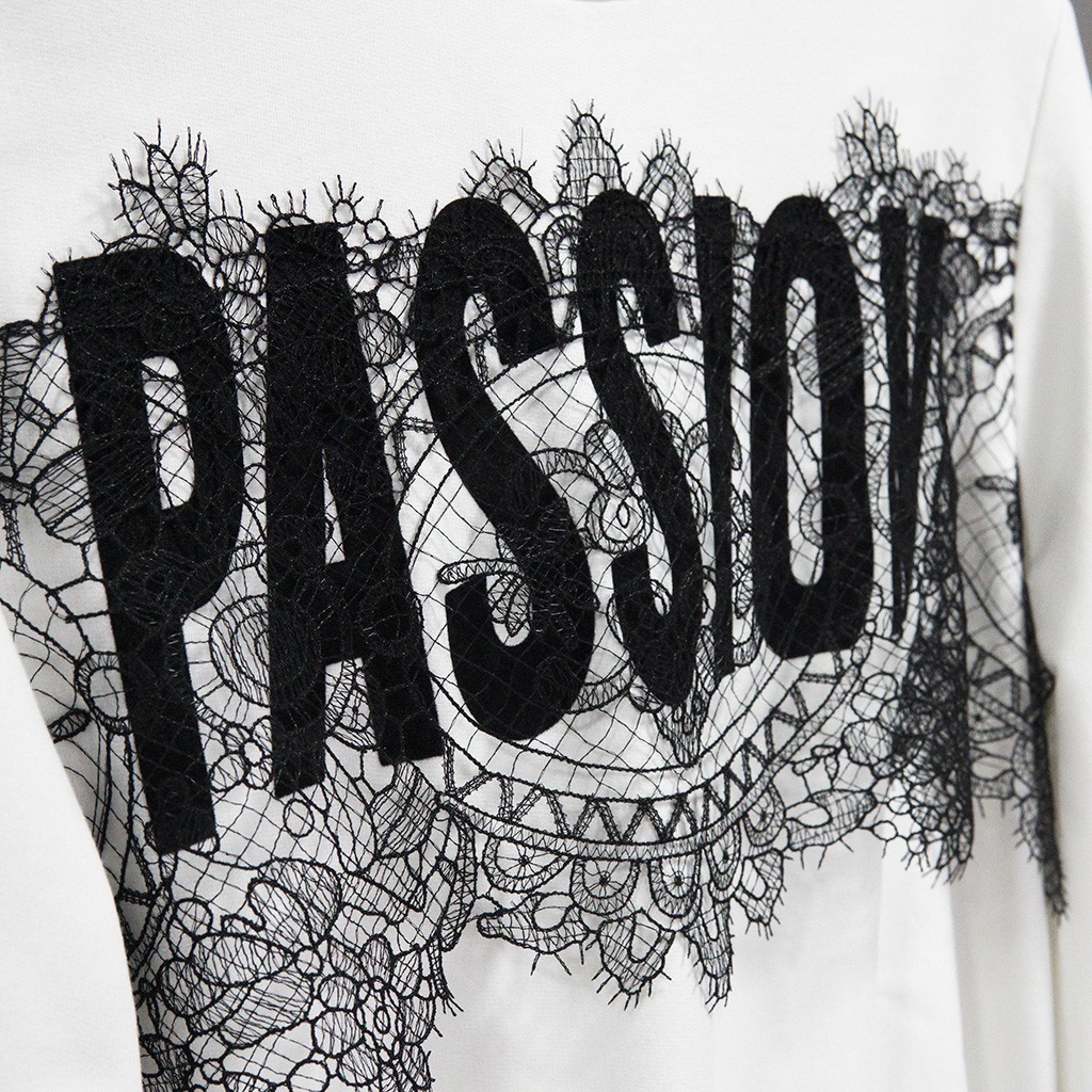 ÁO NỈ NỮ PASSION PHỐI REN | BigBuy360 - bigbuy360.vn