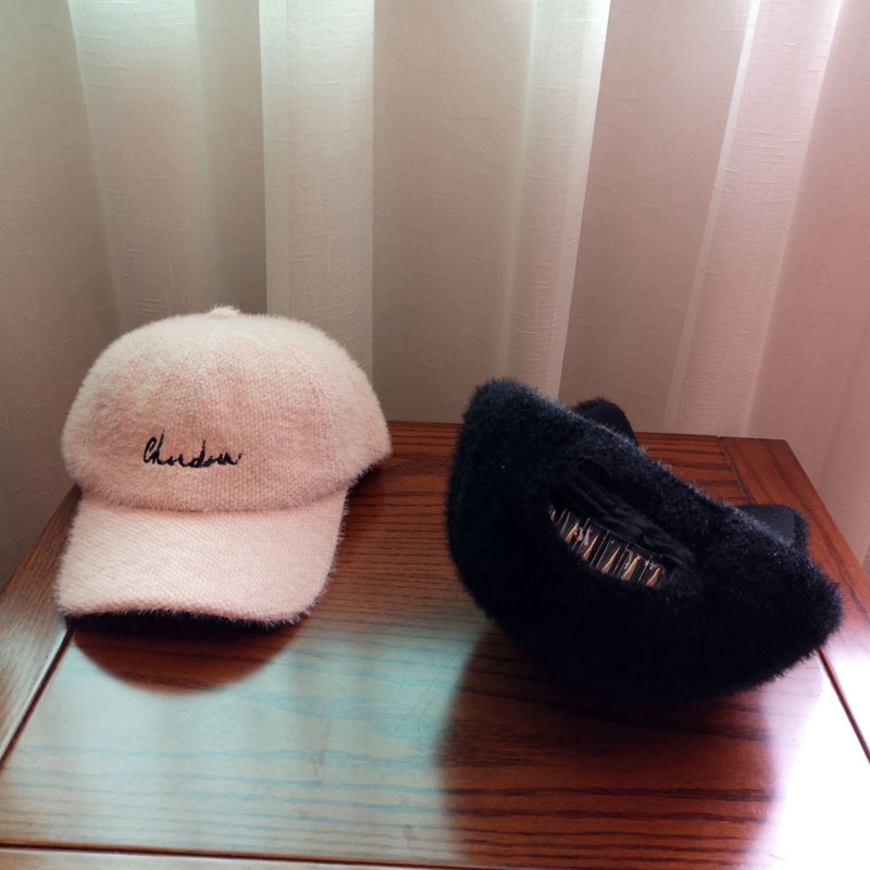 Lovely Korean style embroidered cap for women