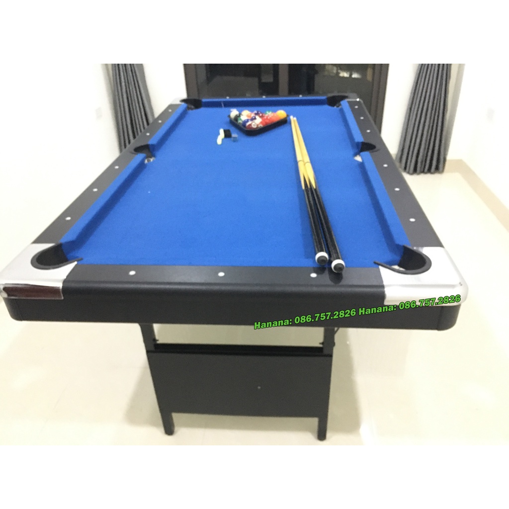 Bàn Bida Cỡ Lớn 2m14 Chân Gập Gọn, Phụ Kiện Chuẩn CLB, Bàn Bi A Lỗ Mini 2,14m Cho Gia Đình, Văn Phòng, Kinh Doanh Hanana