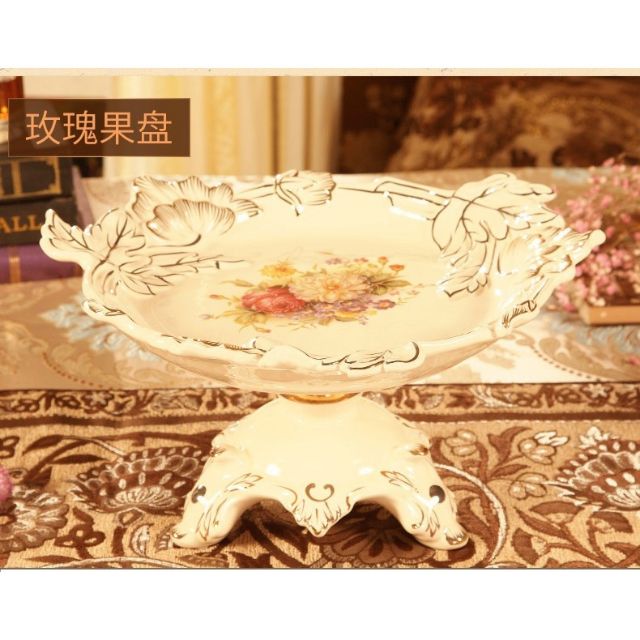 đĩa hoa quả viền cong