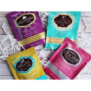 [10/5 FREESHIP] Kem Ủ Tóc Hấp Xả Phục Hồi Tóc Hư Tổn Hask Argan Oil Keratin Deep Conditioning Treatments