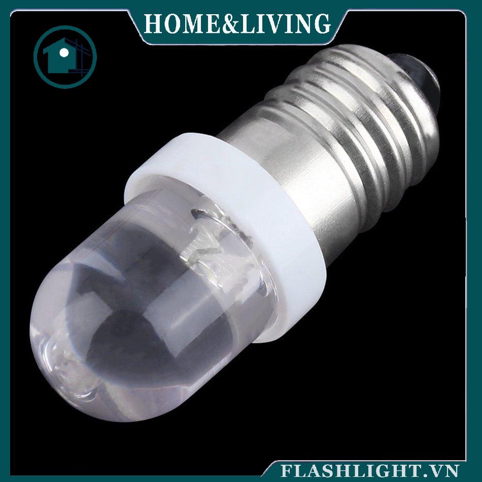 Bóng đèn LED E10 đế xoay ánh sáng trắng lạnh 6V DC