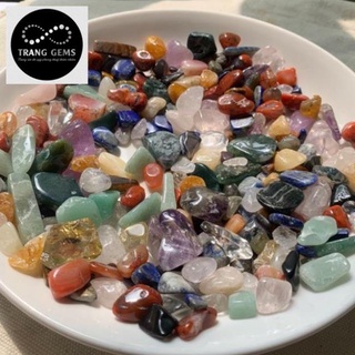 Vụn đá tự nhiên đã mài bóng các màu 100gram