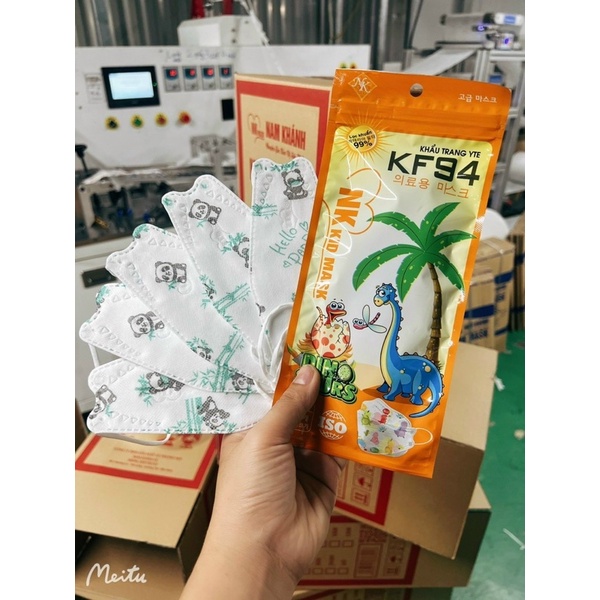 THÙNG 300 KHẨU TRANG KF94 CHO BÉ YÊU NAM KHÁNH MASK 4 LỚP KHÁNG KHUẨN