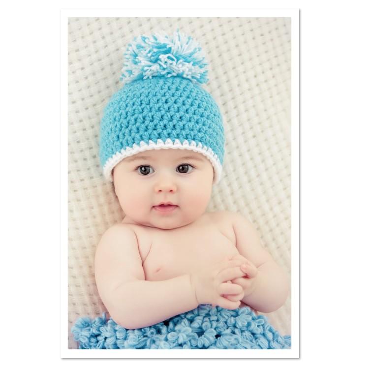Tranh treo tường hình em bé đáng yêu dễ thương baby cute BB0015K