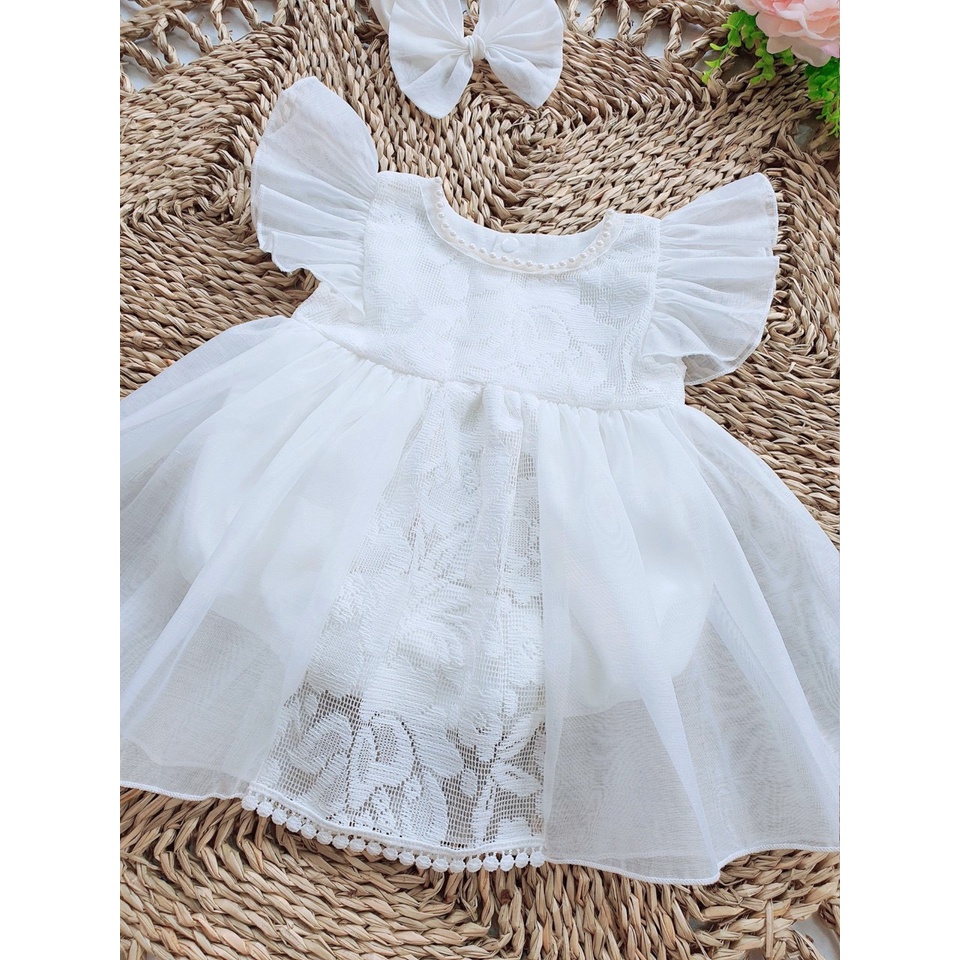 SALE BODY TRẮNG TẶNG KÈM TU BAN CHO BÉ XINH XẮN SIZE 3-13KG(VAYTRANG)